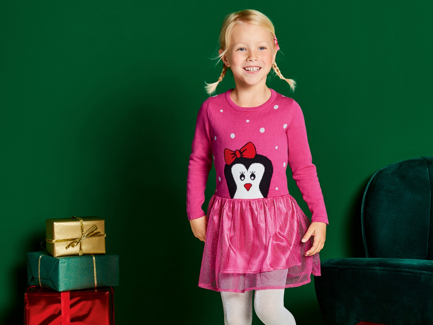 Vestito natalizio da bambina Lupilu, prezzo 8.99 €
Misure: 1-6 anni
Taglie ...