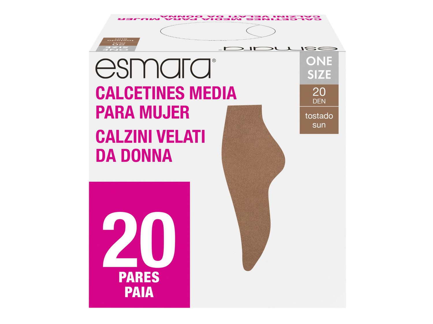 Calzini da donna, 20 DEN Esmara, prezzo 4.99 €
20 paia, Taglia unica
Caratteristiche
- ...