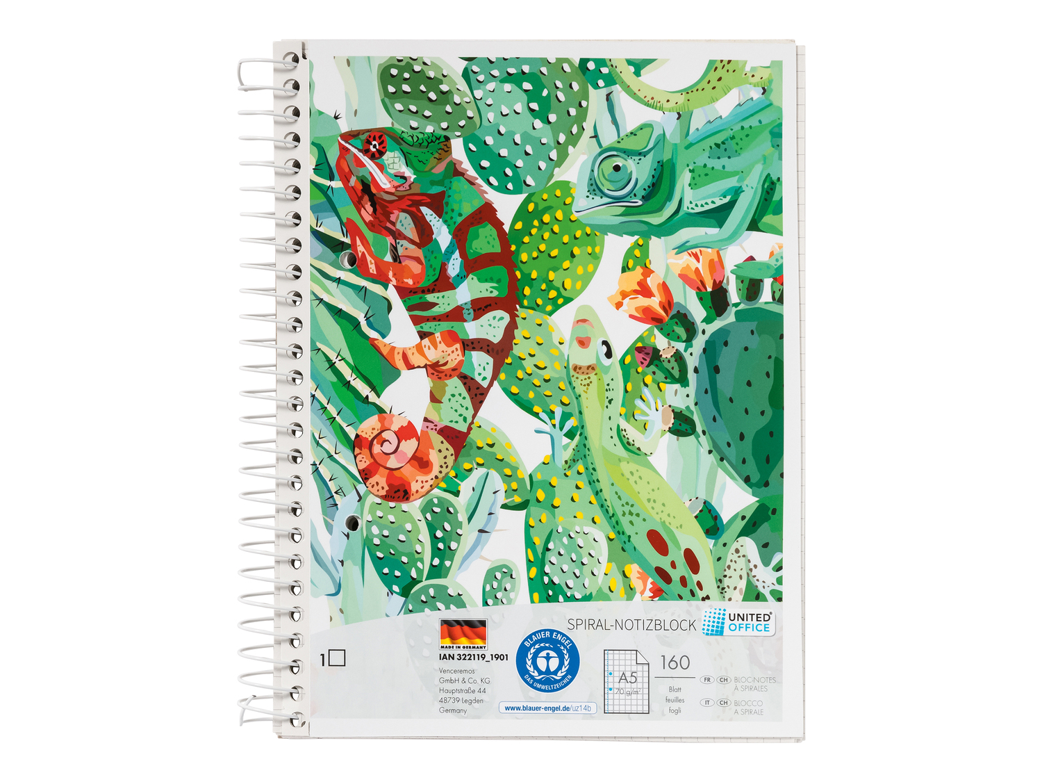 Blocco a spirale A5 United Office, prezzo 1.29 €
160 fogli
Caratteristiche
