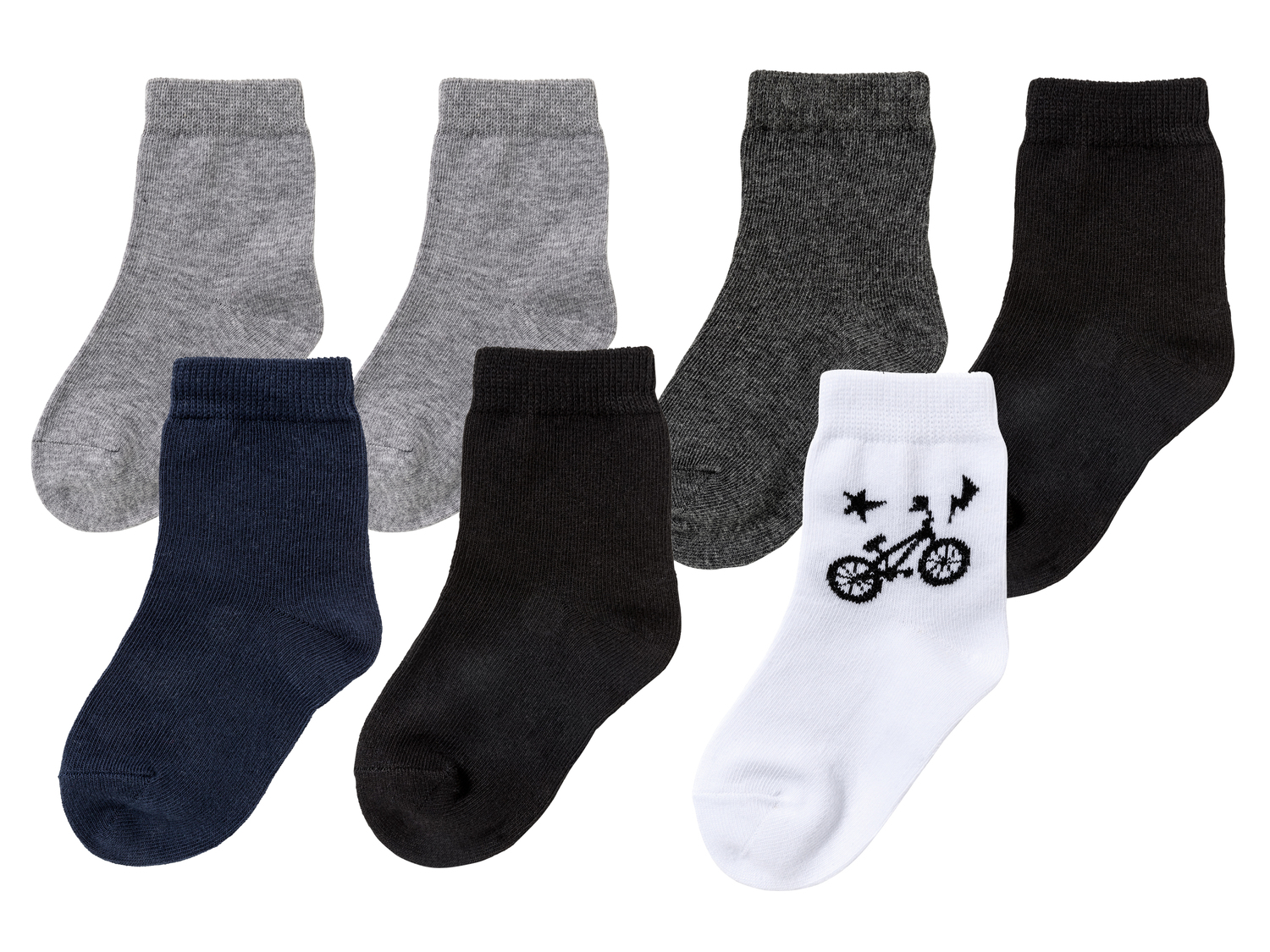 Calze per bambini Lupilu, prezzo 3.99 €
7 paia - Misure: 19-42
- Prodotto ...