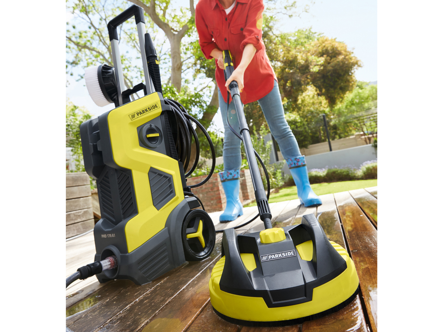 Lavapavimenti da esterni per idropulitrice Parkside, prezzo 19.99 €
- Pressione ...
