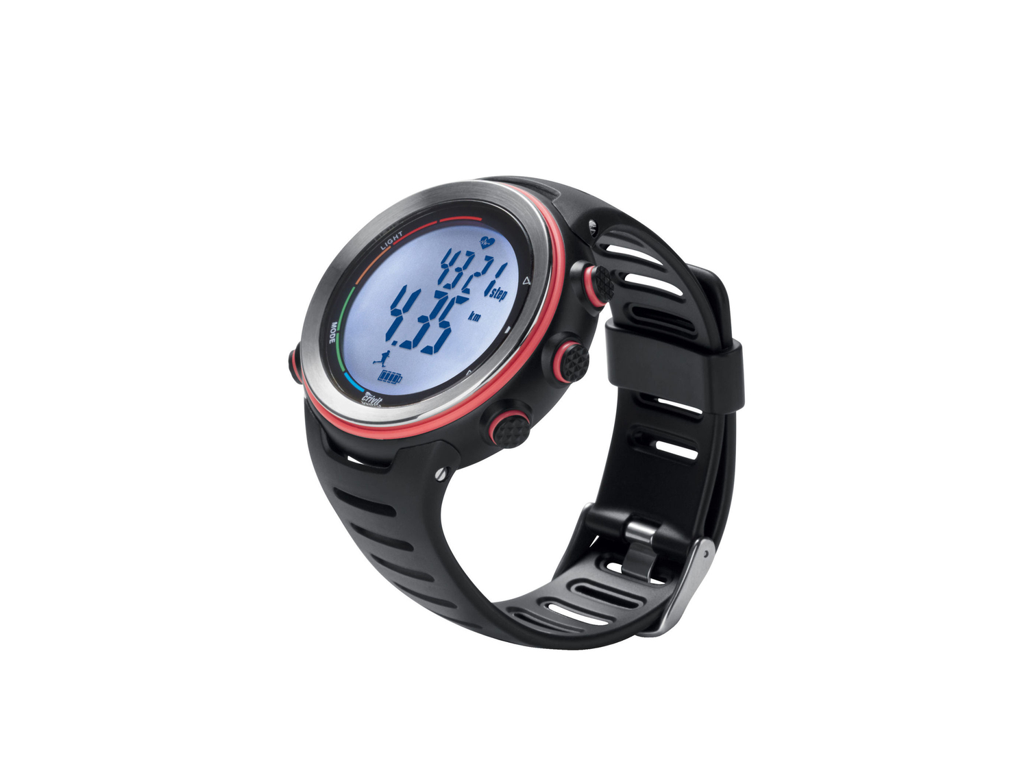 Orologio da polso con cardiofrequenzimetro e contapassi Crivit, prezzo 24.99 € ...