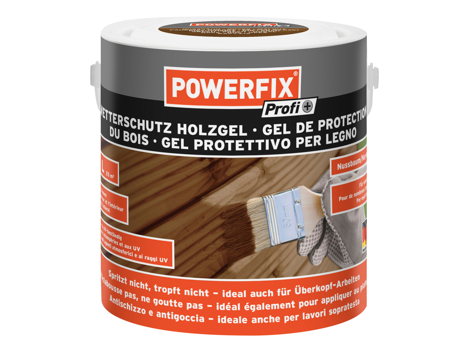 Gel protettivo per legno Powerfix, prezzo 9.99 &#8364; 
2,5 L 
- Per esterni ...