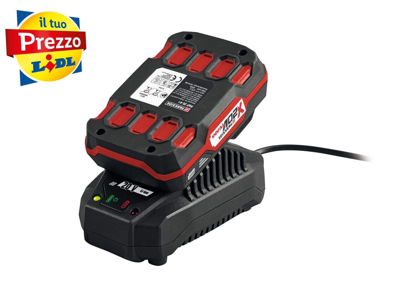 Trapano a percussione ricaricabile Parkside, X20VTeam, prezzo 49.00 €
- Bloccaggio ...