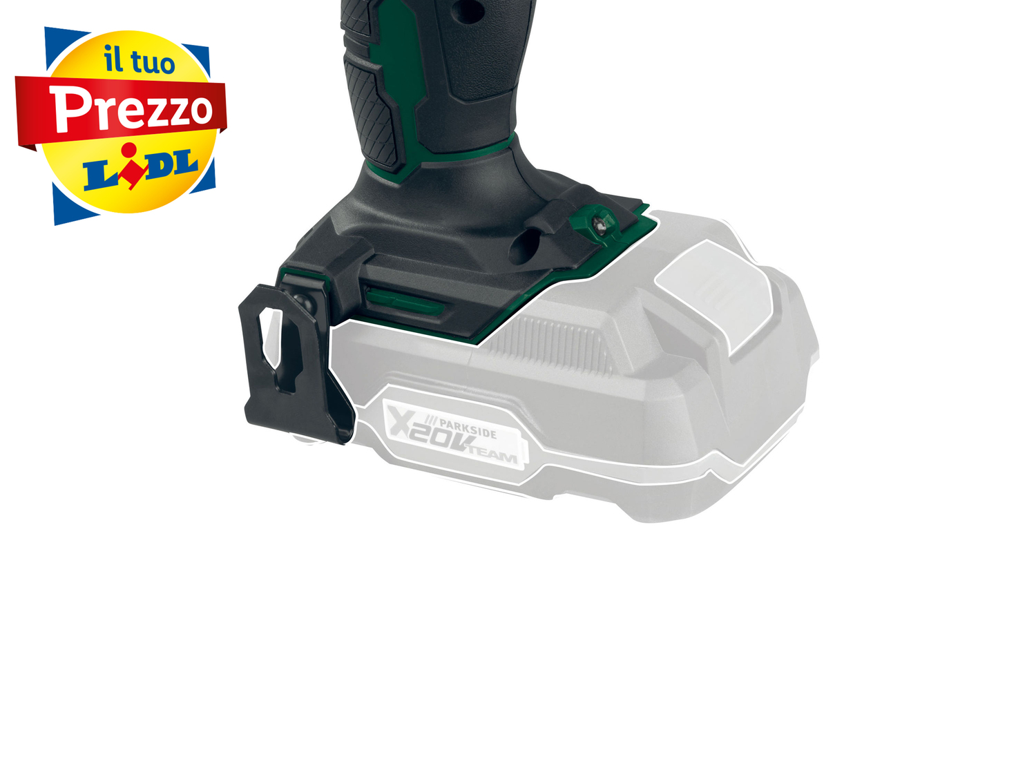 Trapano avvitatore ricaricabile Parkside, X20VTeam, prezzo 19.99 €
2 in 1: Trapano ...
