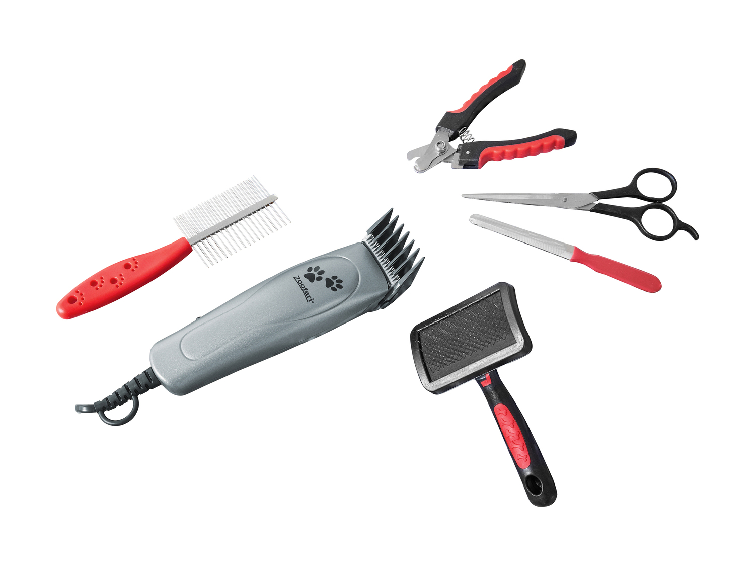 Set per la toelettatura di animali domestici Zoofari, prezzo 19.99 €
- Tosatrice ...