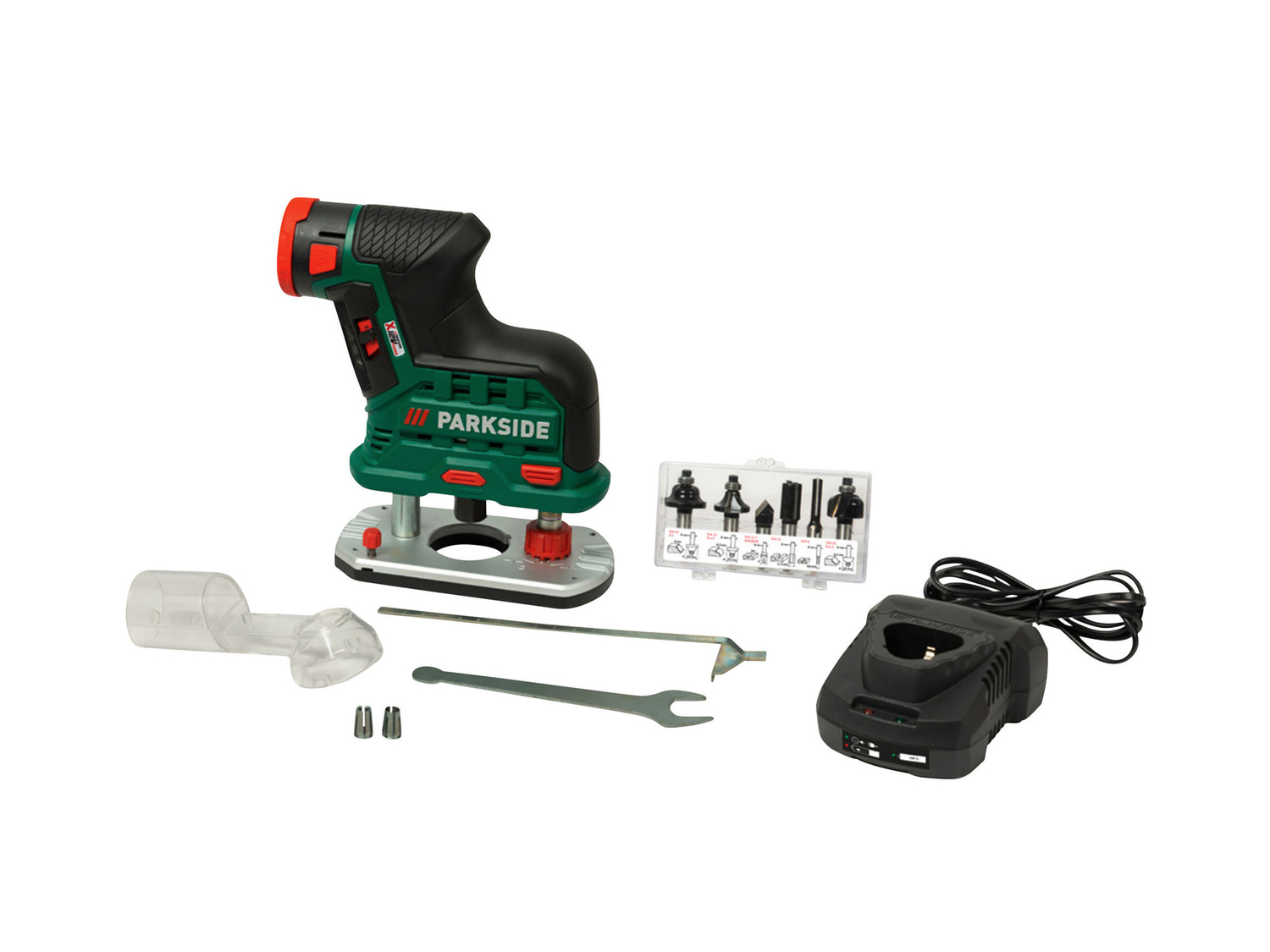Fresatrice verticale ricaricabile Parkside, X12VTeam, prezzo 59.00 €
- Batteria ...