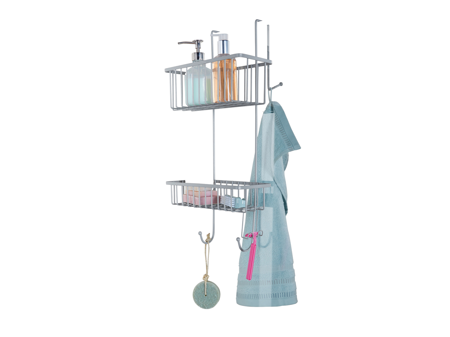 Portaoggetti per doccia Miomare, prezzo 7.99 €
- Con 2 cesti e 2 ganci 25 x ...