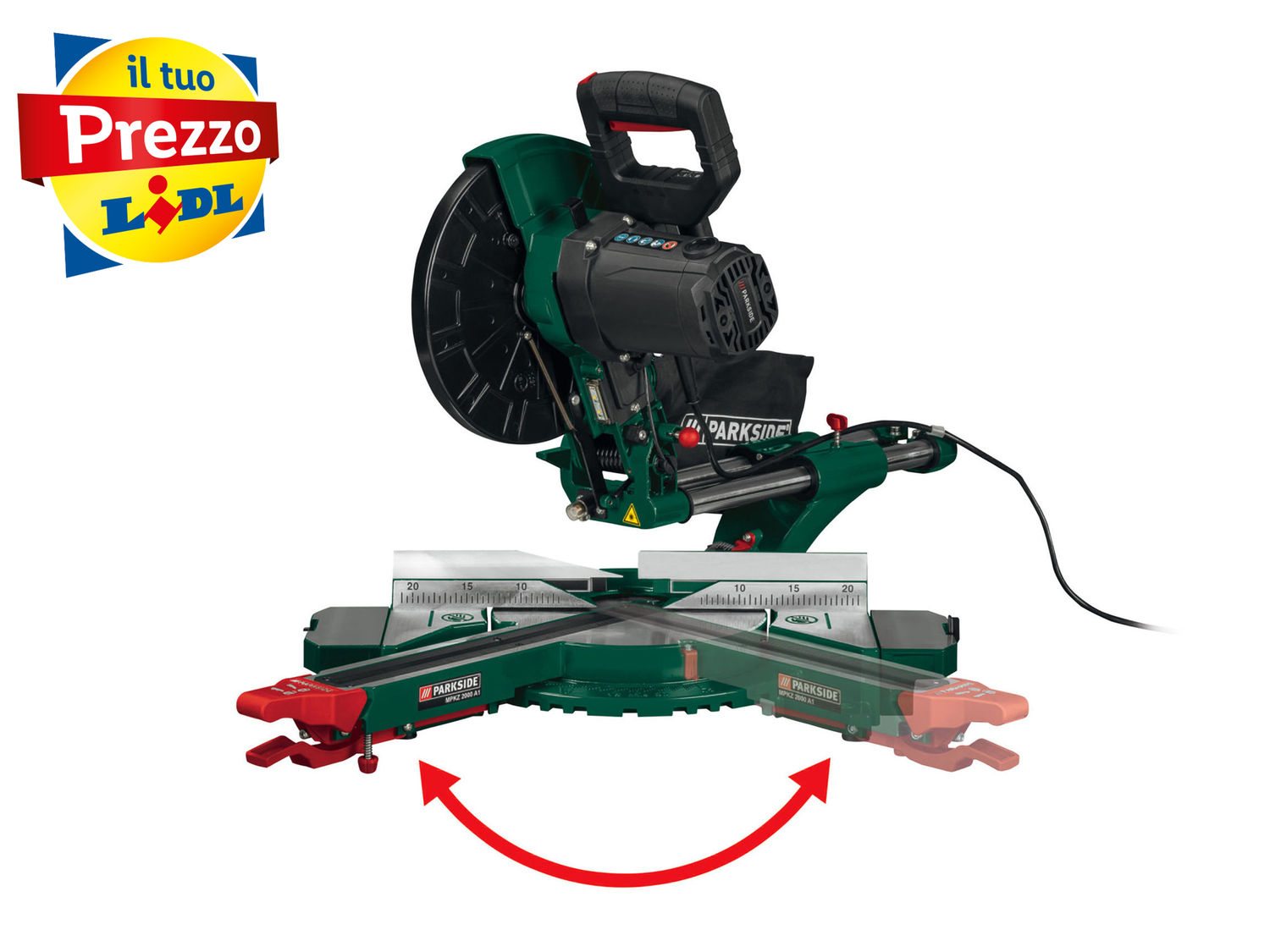 Sega circolare multifunzionale per tagli obliqui Parkside, prezzo 119.00 €
- ...