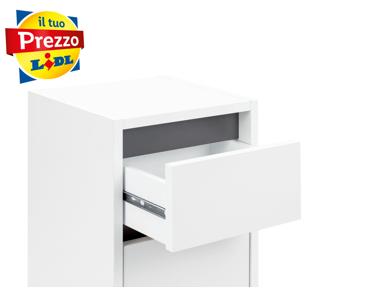 Mobiletto da bagno Livarno Living, prezzo 24.99 €
- Cassetto scorrevole con ...