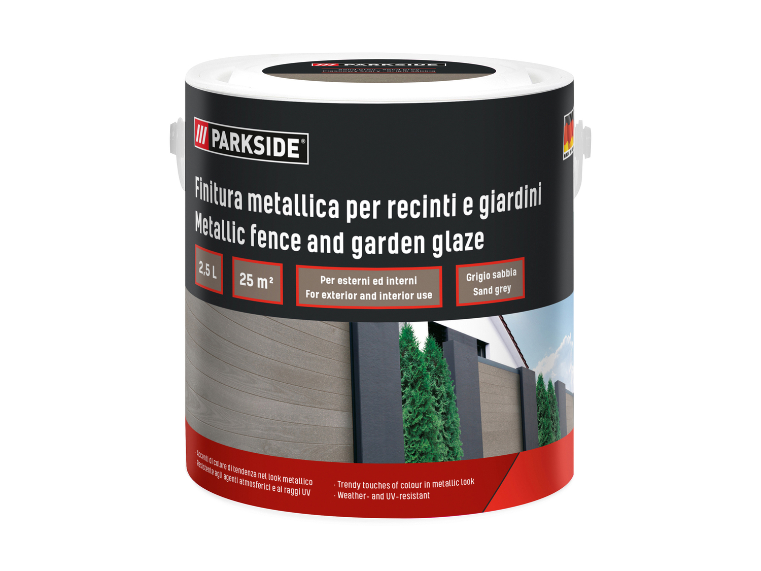 Finitura metallica per recinti e giardini Parkside, prezzo 12.99 €
2.5 ...