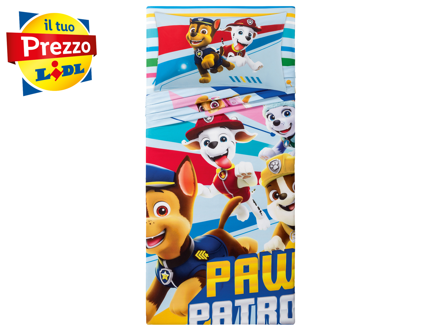 Completo lenzuola singole Frozen 2, Paw Patrol, Miraculous, Sam il pompiere, 44 ...