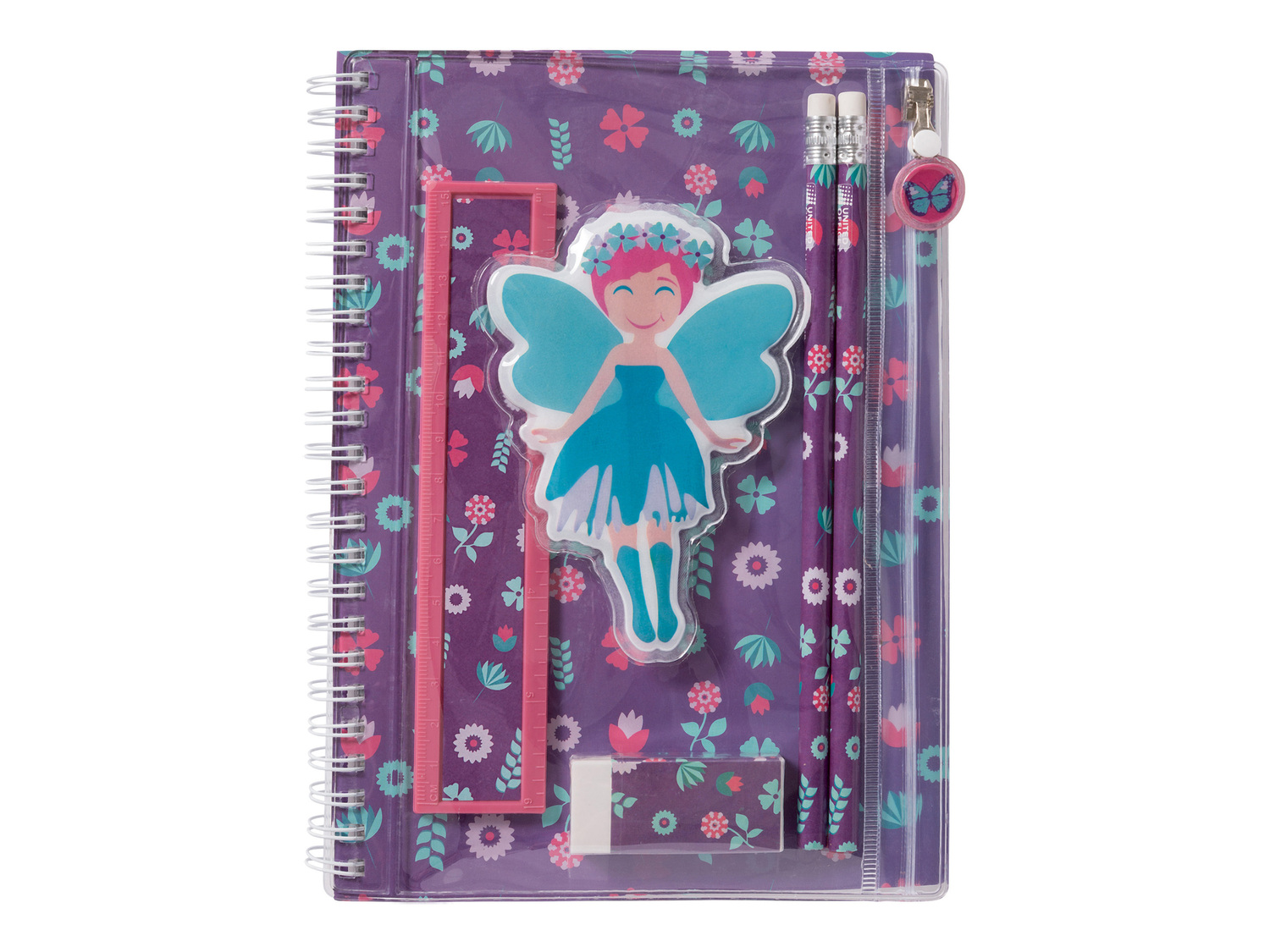 Set cancelleria United Office, prezzo 2.49 €
- 1 blocco per appunti (80 ...