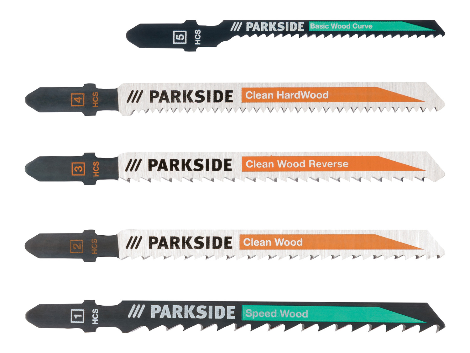 Set lame per seghetto elettrico o a pendolo Parkside, prezzo 3.99 €
Caratteristiche