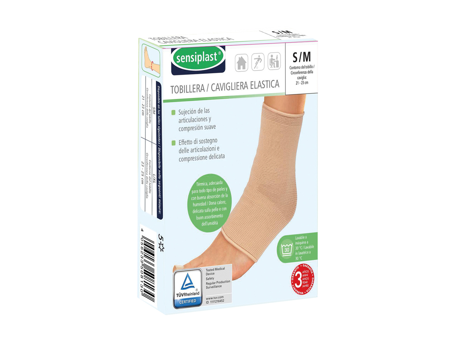 Fascia elastica Sensiplast, prezzo 3.99 €
Taglie: S-XL
- Effetto di ...