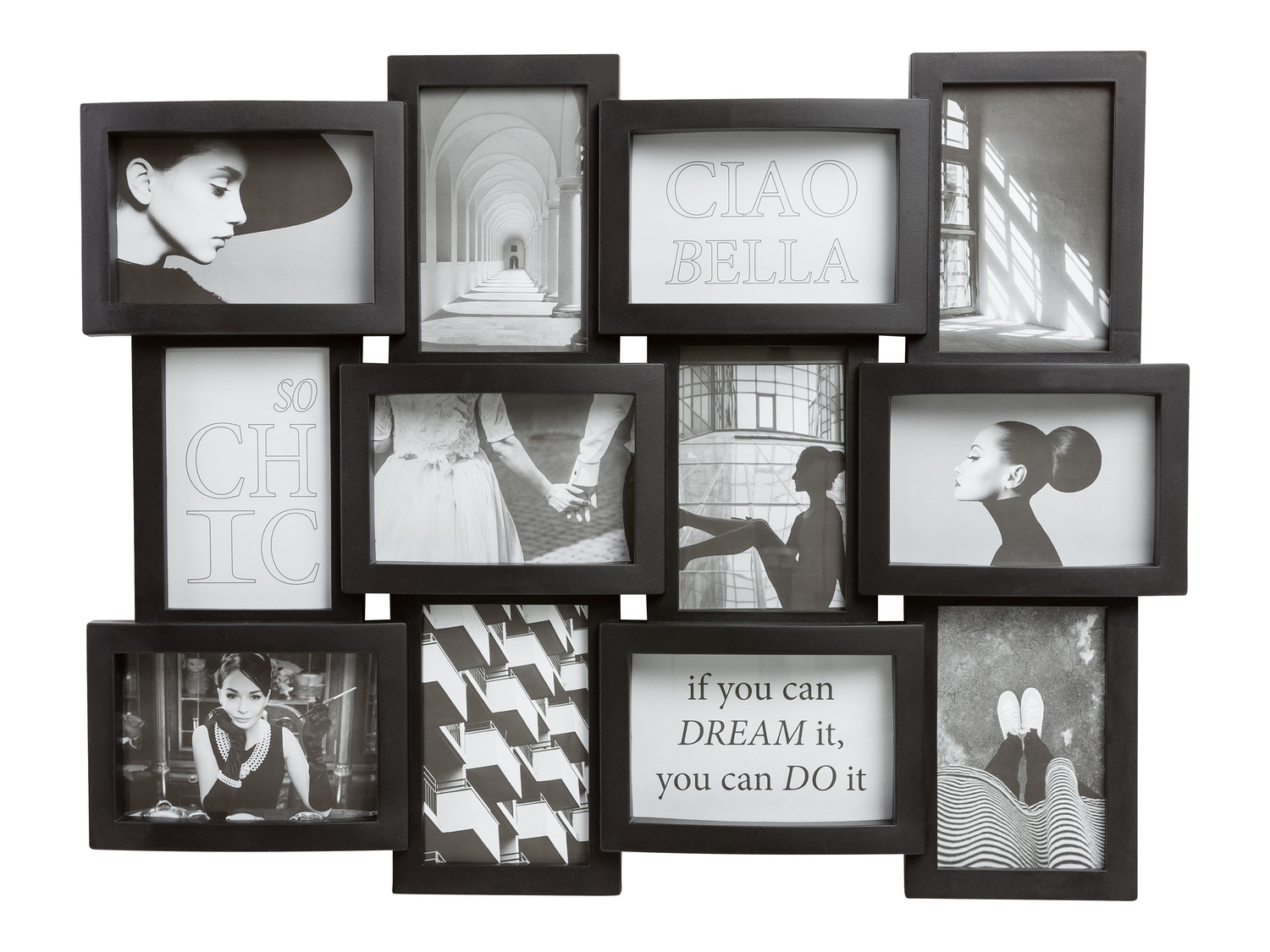 Cornice portafoto multipla o set cornice portafoto, 8 pezzi Melinera, prezzo 9.99 ...