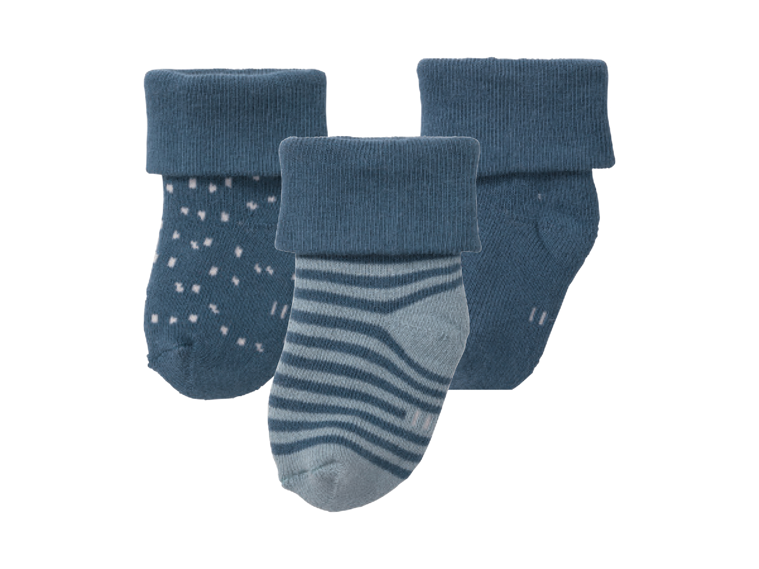 Calzini per neonati Lupilu Pure Collection, prezzo 2.99 €
3 paia - Misure: ...