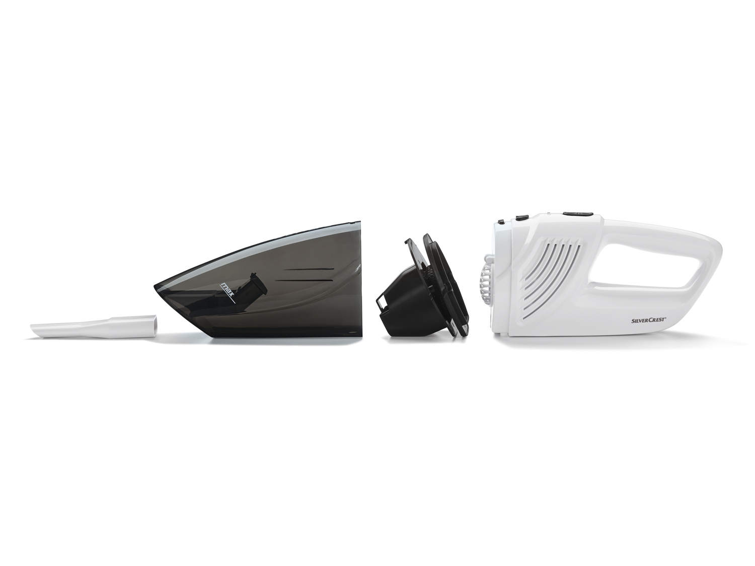 Mini aspirapolvere-liquidi ricaricabile Silvercrest, prezzo 19.99 €
- Batteria ...