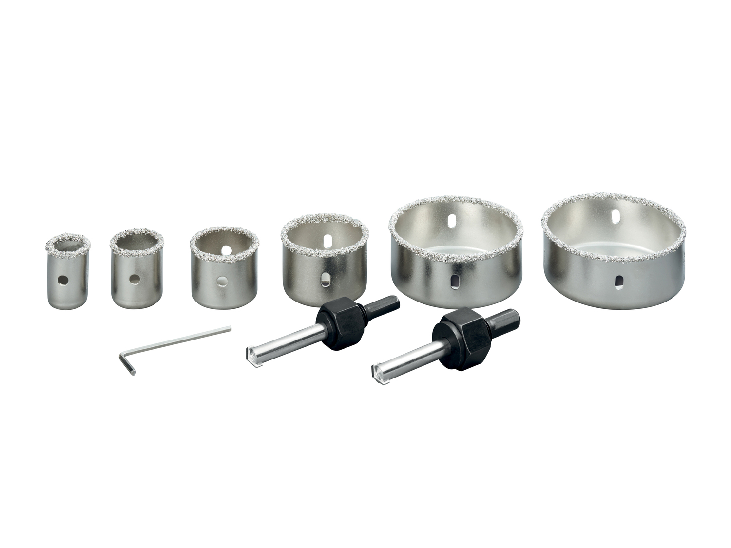 Set frese a tazza Parkside, prezzo 14.99 &#8364; 
9 pezzi 
- Adatto per tutti ...
