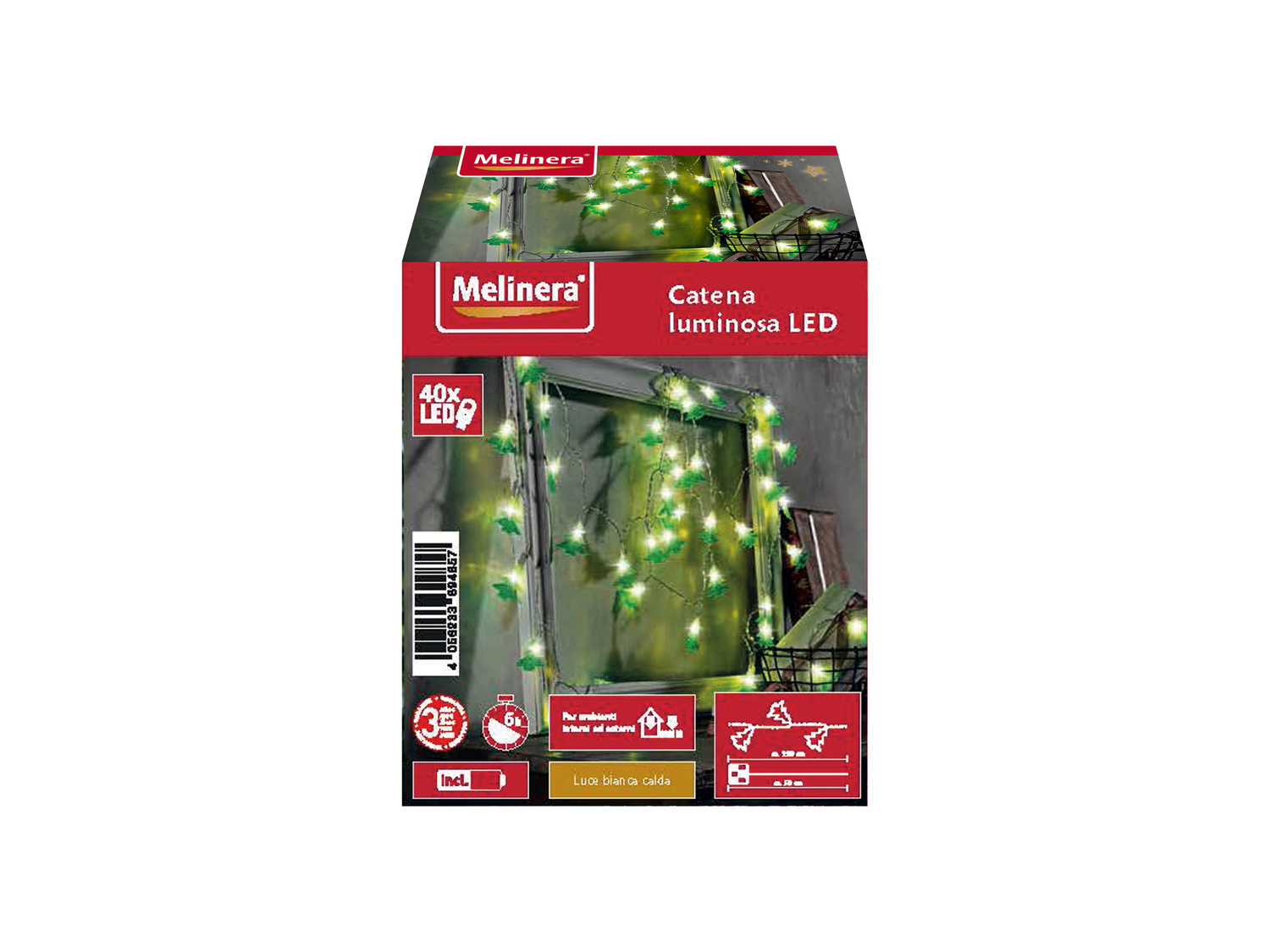 Catena luminosa decorativa Melinera, prezzo 7.99 €
- Per interni ed esterni
- ...