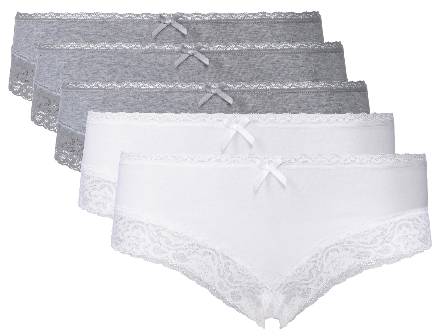 Culottes con pizzo da donna Esmara, prezzo 7.99 €
5 pezzi - Misure: S-L
Taglie ...