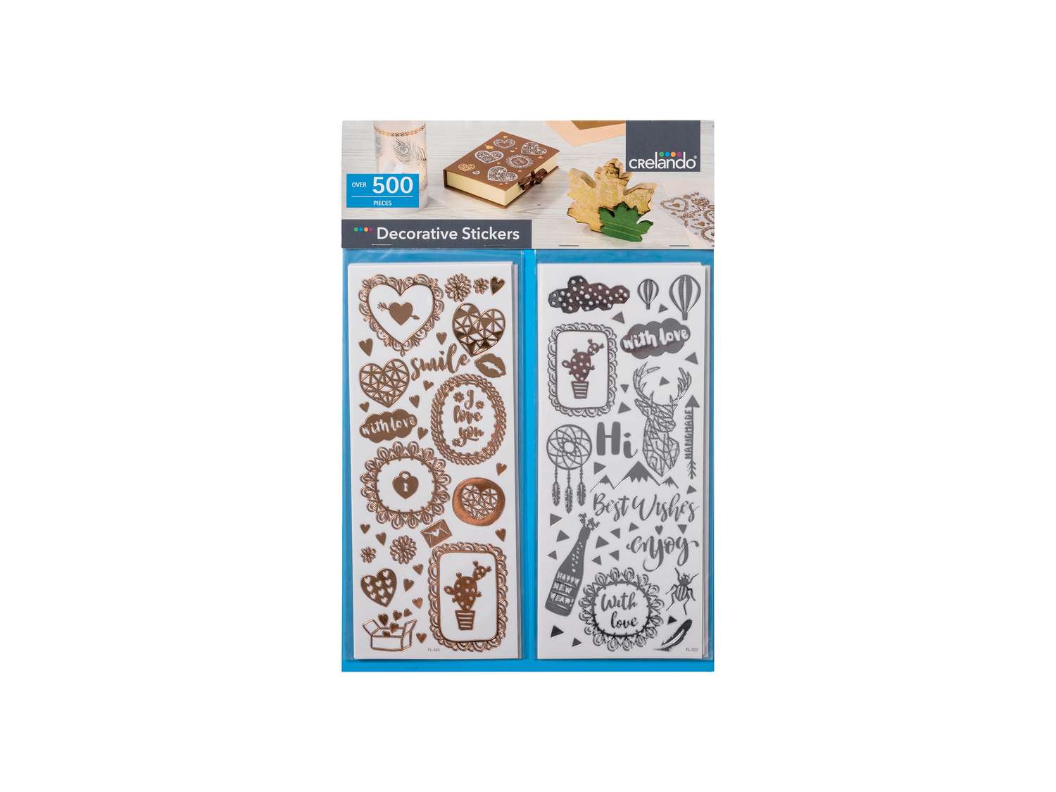 Set biglietti o adesivi per bricolage Crelando, prezzo 3.99 €
Caratteristiche
- ...