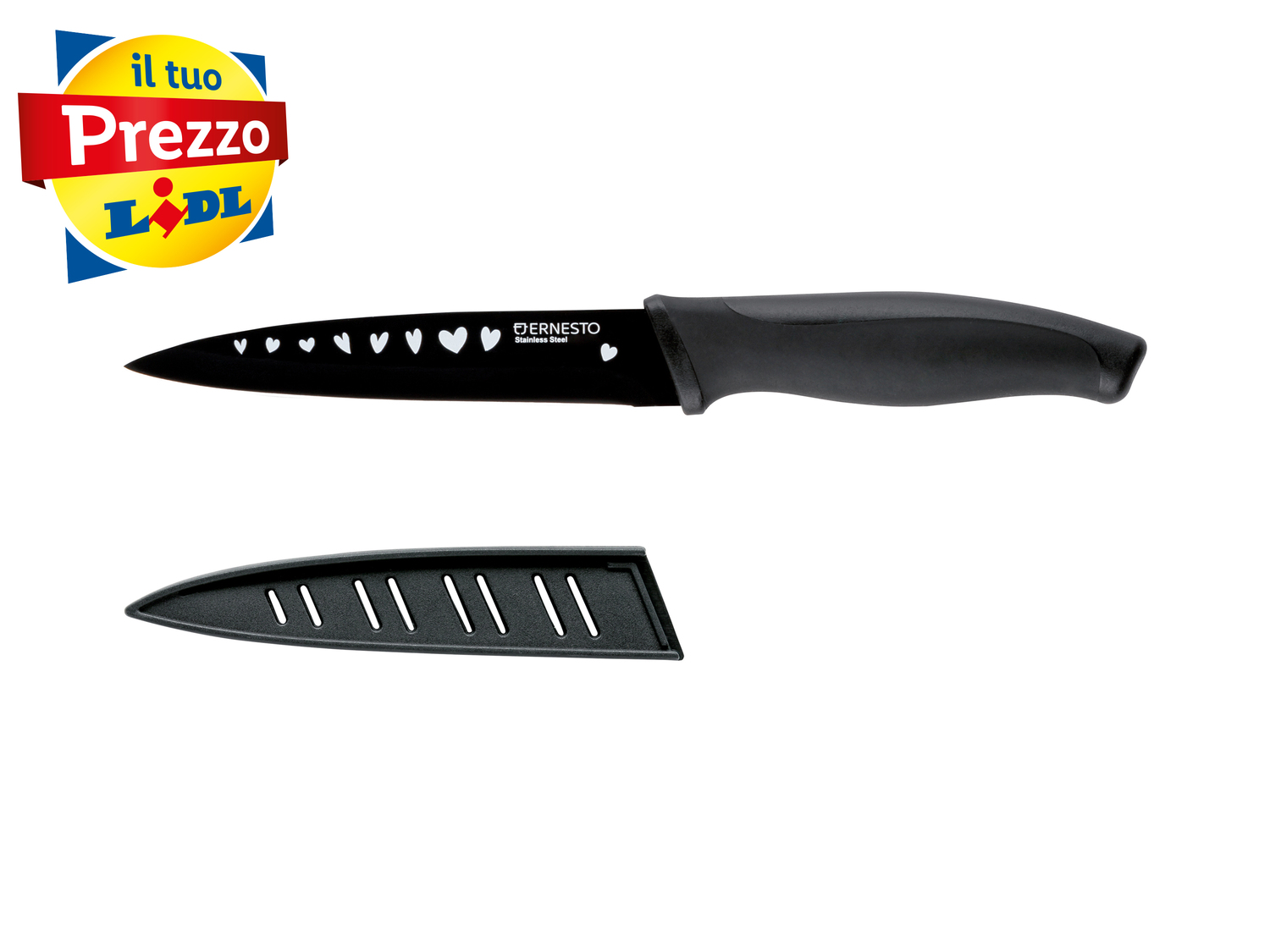 Coltello da cucina Ernesto, prezzo 2.99 &#8364; 
1 o 2 pezzi 
- Lame in acciaio ...