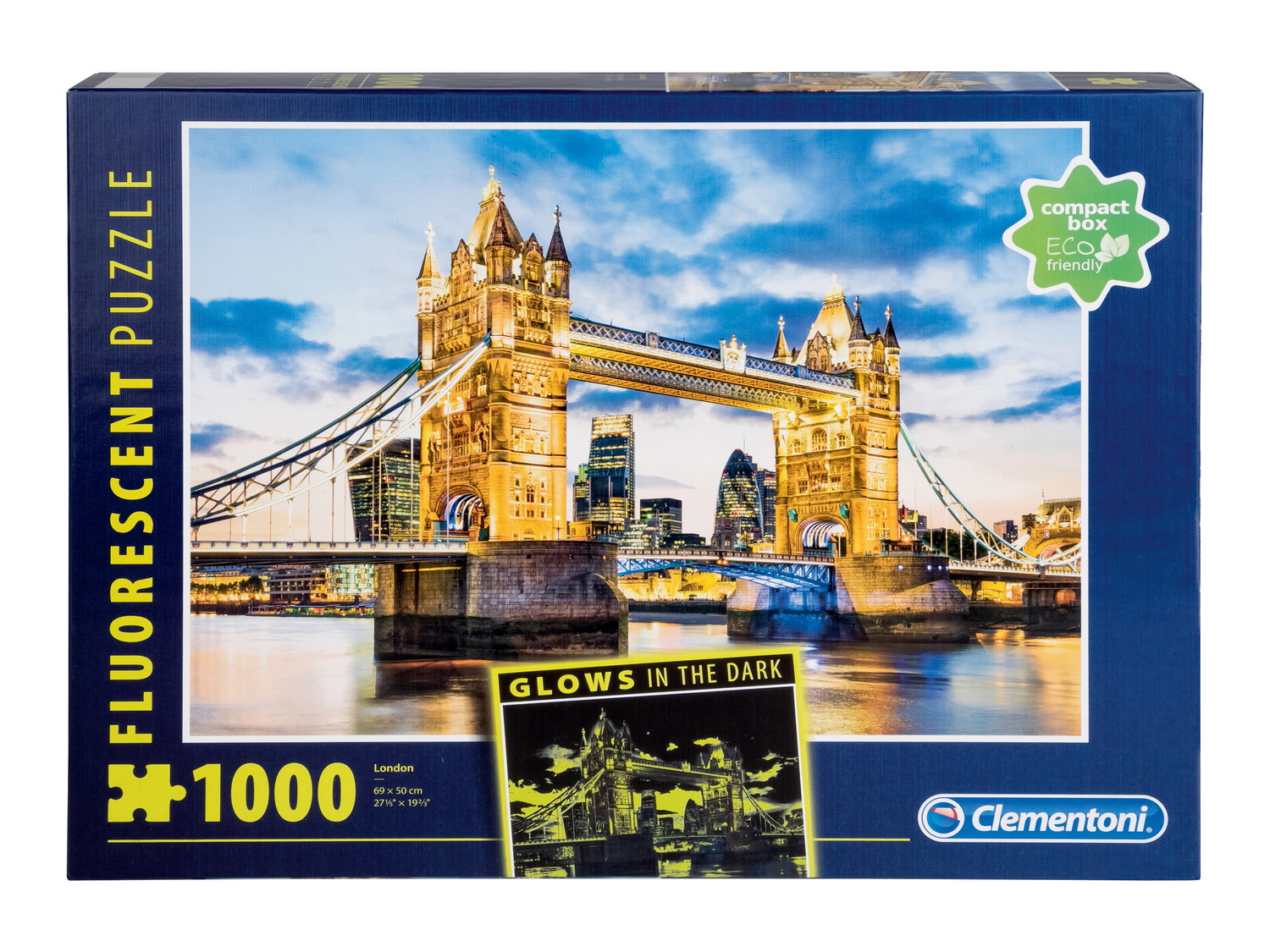 Puzzle 3D o fluorescente Clementoni, prezzo 3.99 €
1000 pezzi
Caratteristiche