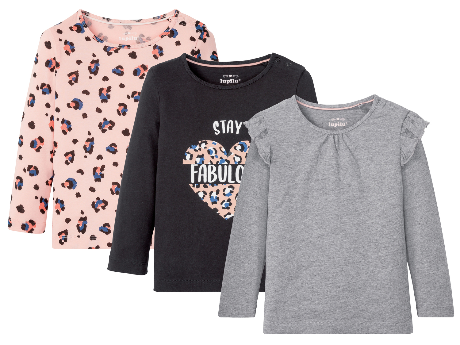 Maglia per bambini Lupilu, prezzo 7.99 €
3 pezzi - Misure: 1-6 anni
Taglie ...