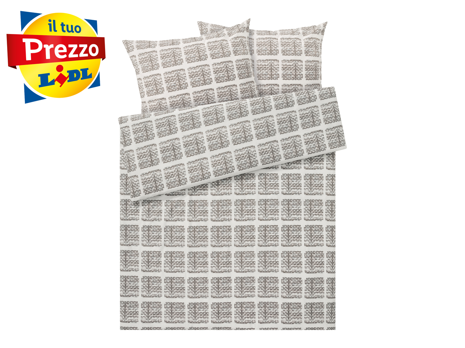 Parure copripiumino matrimoniale Meradiso, prezzo 14.99 €
- Puro cotone
- ...