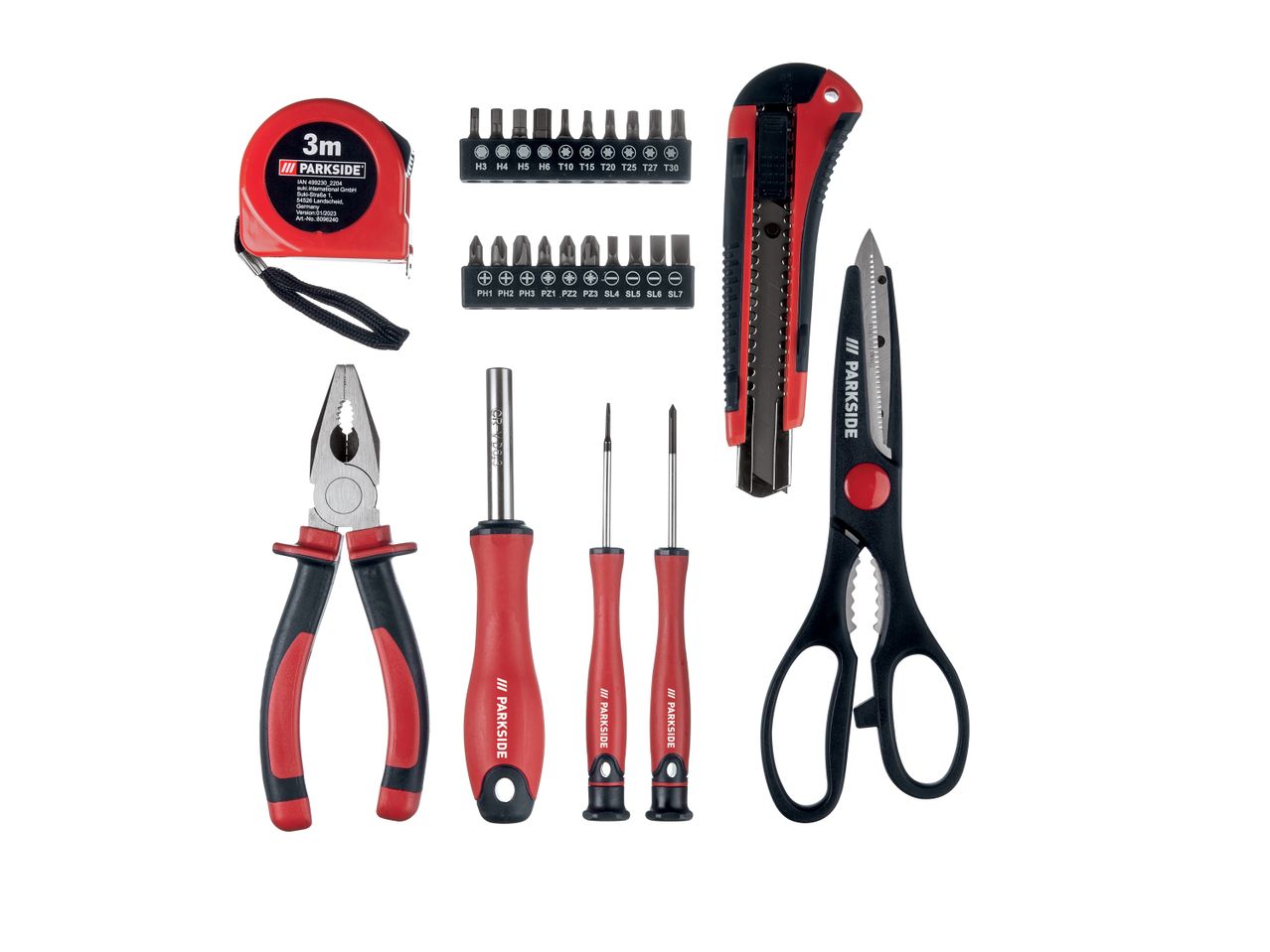 Set utensili , prezzo 12,99 EUR
Set utensili 26 o 27 pezzi
- In pratica custodia