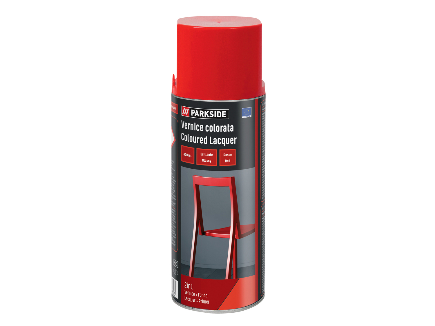 Vernice trasparente o colorata spray Parkside, prezzo 2.49 &#8364; 
400 ml
Caratteristiche
 ...