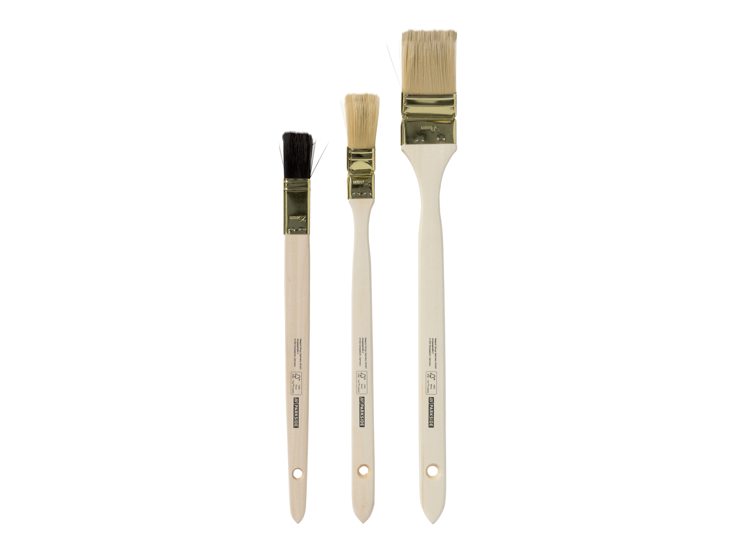 Set pennelli Parkside, prezzo 2.99 €
3 pezzi
Caratteristiche
