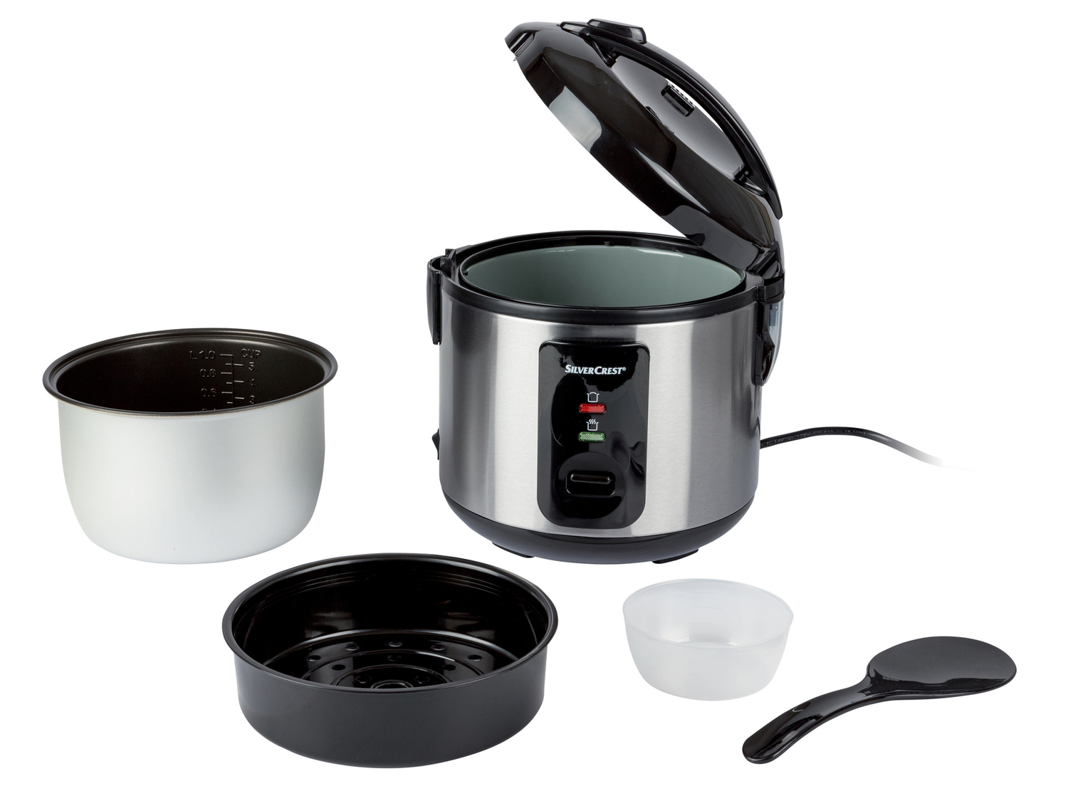 Cuociriso elettrico Silvercrest Kitchen Tools, prezzo 17.99 €
- Funzione ...
