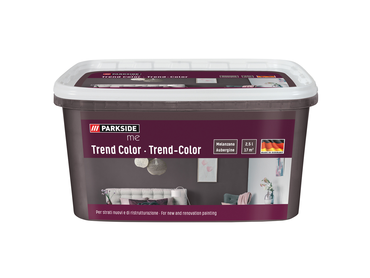 Vernice per pareti Parkside, prezzo 9.99 €
Caratteristiche