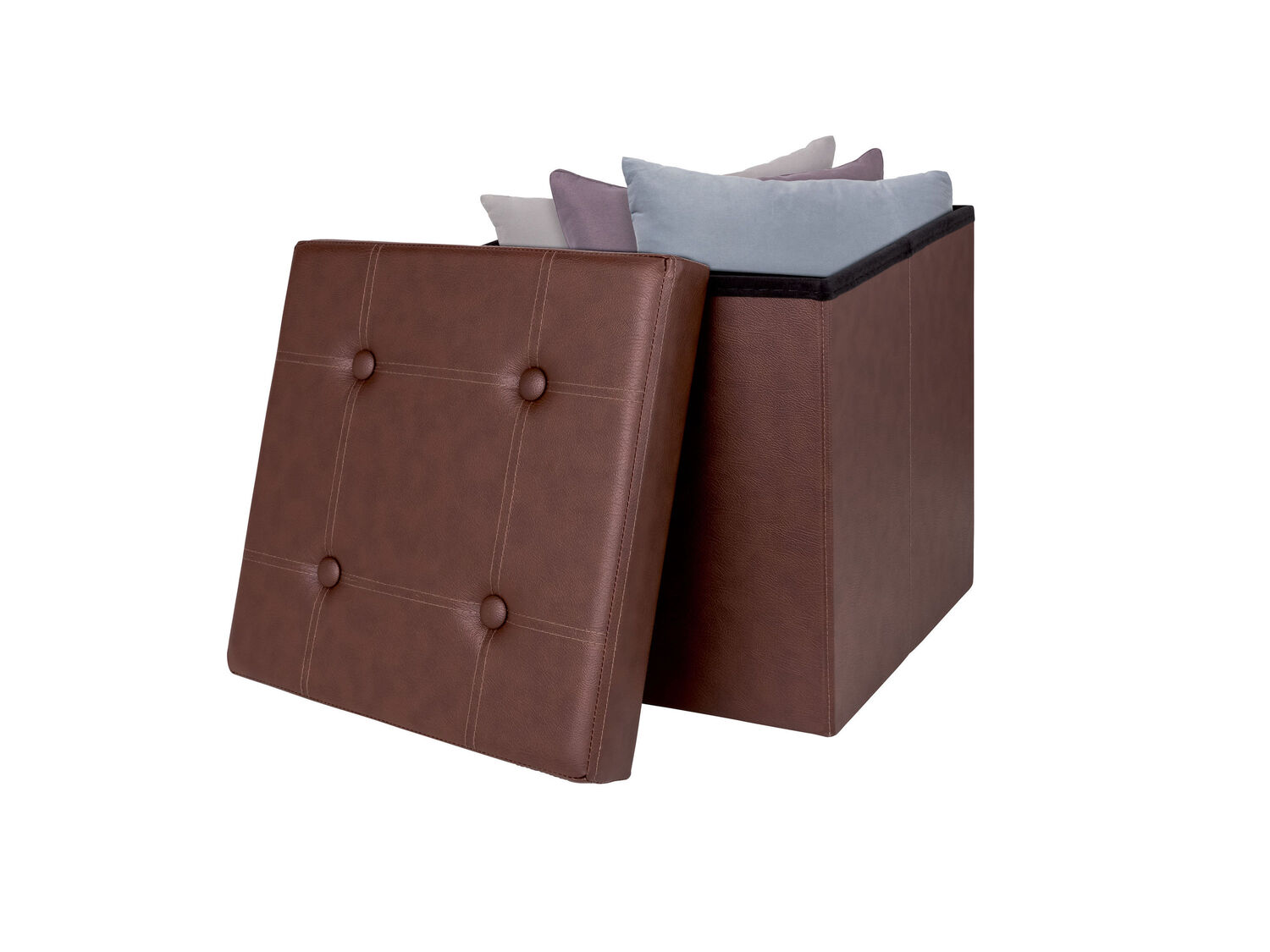 Pouf contenitore Livarno Living, prezzo 12.99 €
- Seduta imbottita e ...