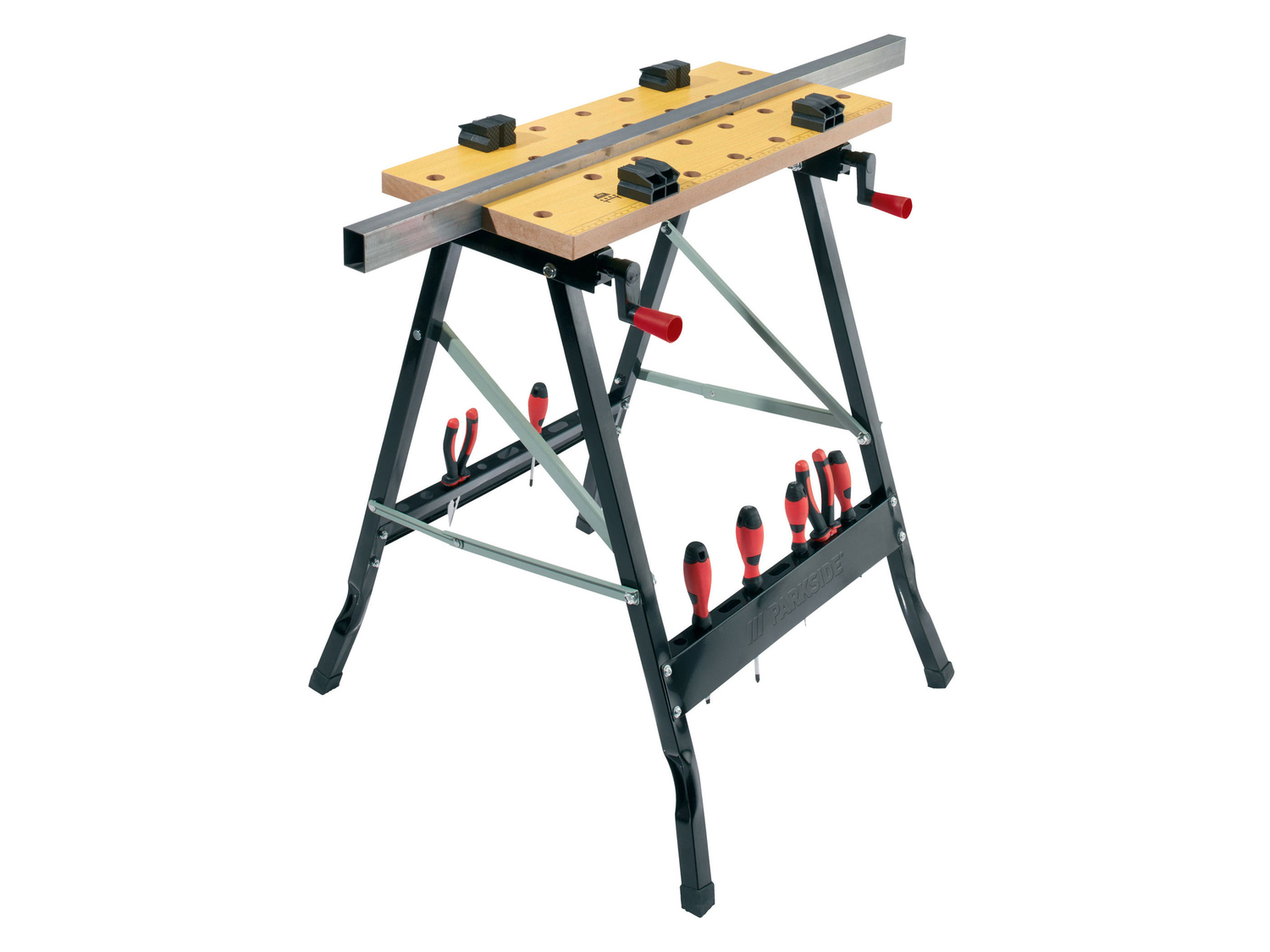 Banco da lavoro Parkside, prezzo 17.99 €
- Piastre con scala stampata ...