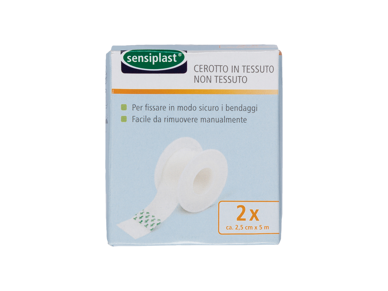 Bendaggi o garze sterili Sensiplast, prezzo 1.99 €
Caratteristiche
