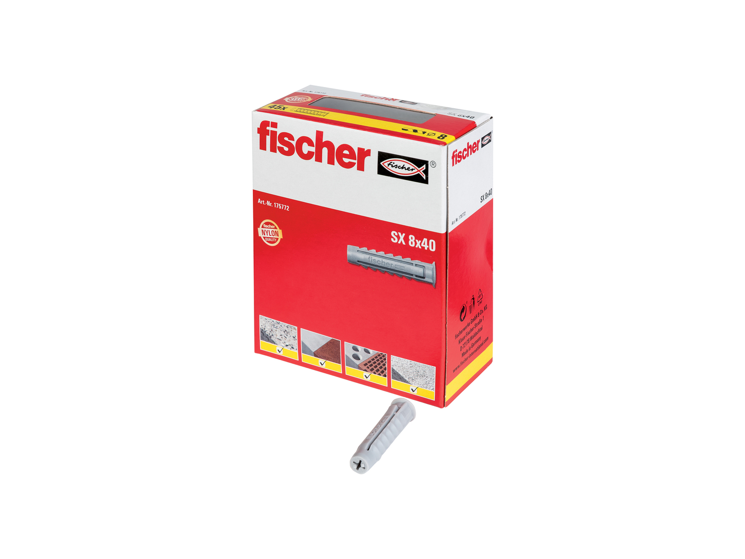Set viti e tasselli Fischer, prezzo 3.99 €
Caratteristiche