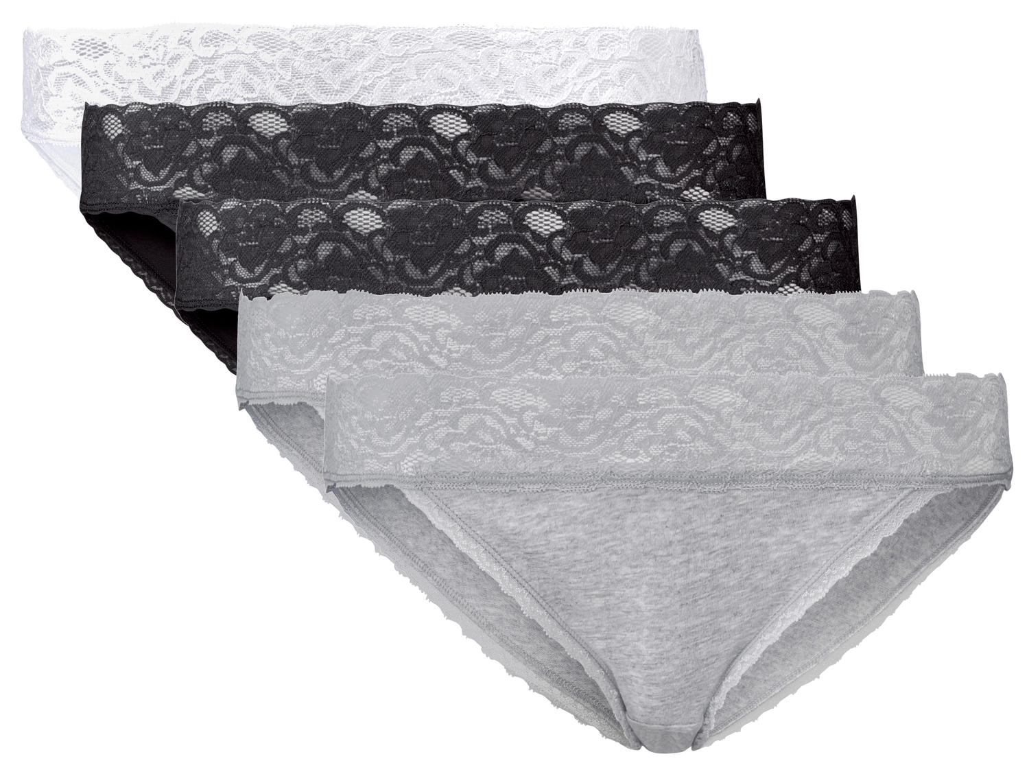 Minislip con pizzo da donna Esmara Lingerie, prezzo 7.99 €
5 pezzi - ...