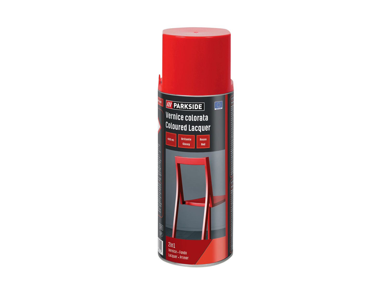 Vernice colorata spray Parkside, prezzo 3.99 €
400 ml
Caratteristiche