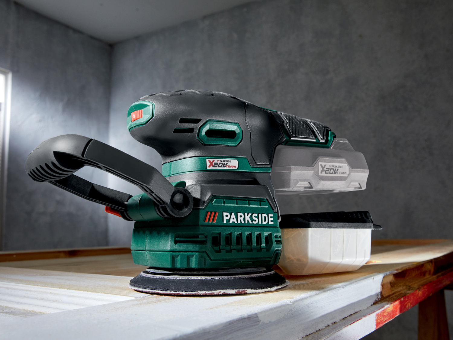 Smerigliatrice eccentrica ricaricabile Parkside, prezzo 24.99 €
Parkside X 20 ...