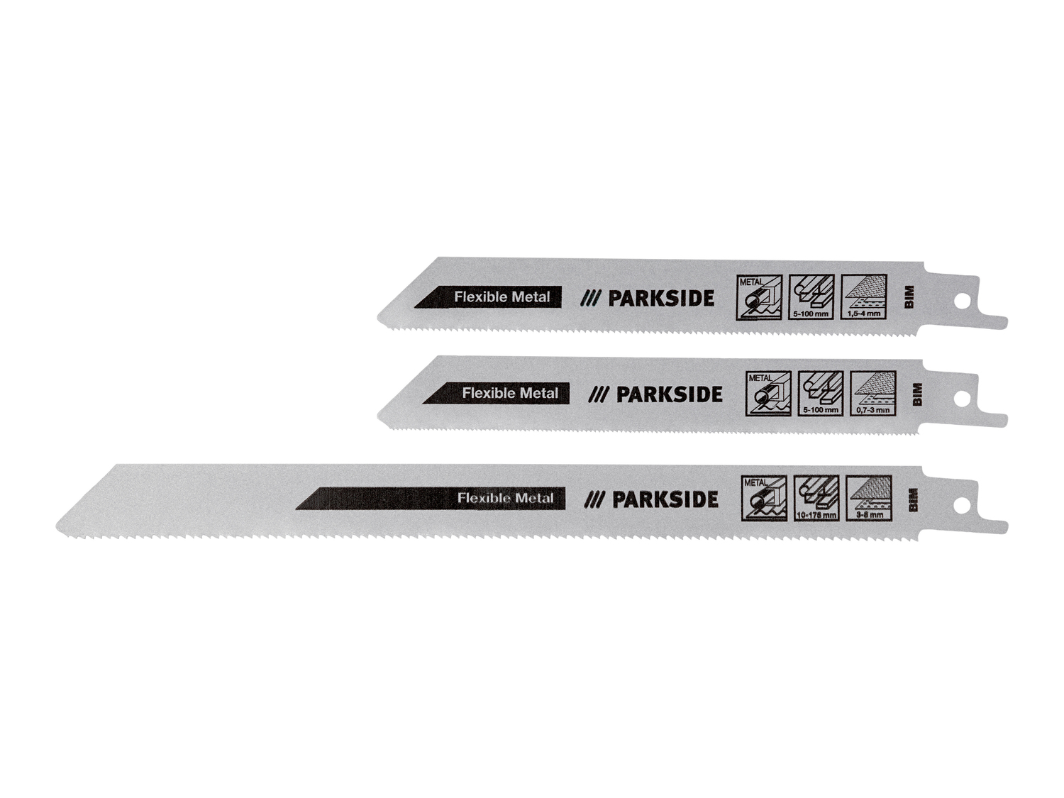 Set lame per seghetto ricaricabile Parkside, prezzo 3.99 € 
3 pezzi 
- Per legno, ...