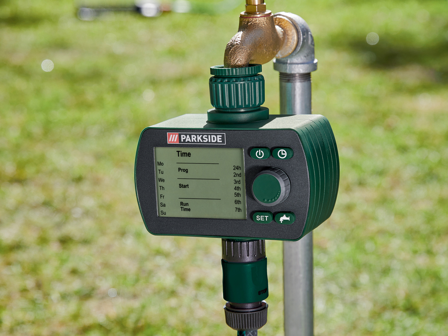 Computer per irrigazione Parkside, prezzo 14.99 &#8364; 
- 6 timer indipendenti ...