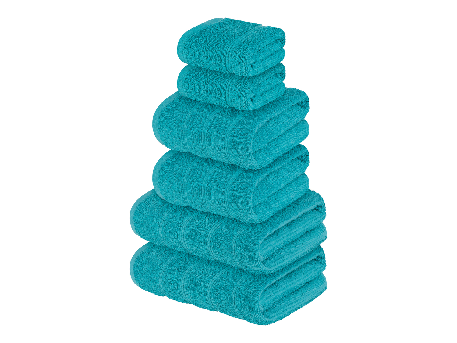Set asciugamani Livarno, prezzo 9.99 €
6 pezzi
- Puro cotone
Prodotto sostenibile ...