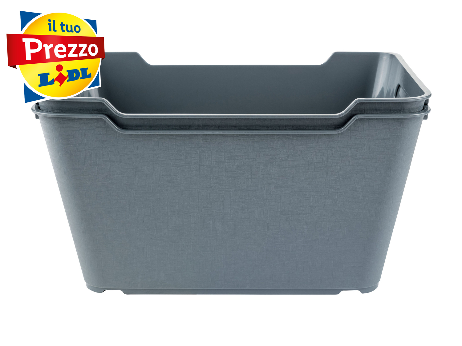 Contenitore impilabile Livarno, prezzo 2.99 €
1, 2 o 3 pezzi
- 12, 6 ...