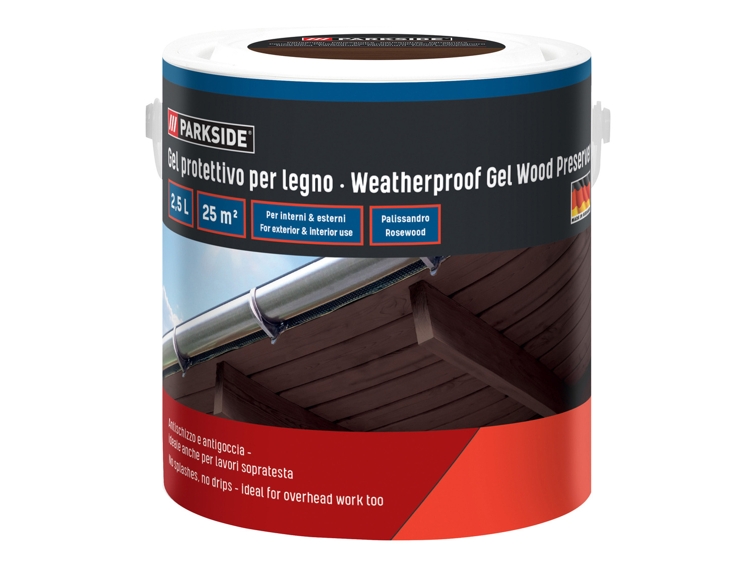 Gel protettivo per legno 2,5 L Parkside, prezzo 9.99 €
- Per interni ...