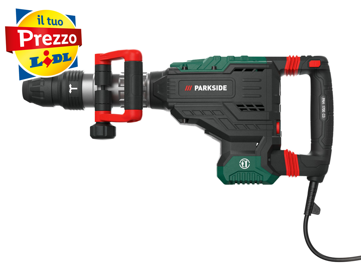 Martello demolitore Parkside PAH 1700 C3, prezzo 119.00 €
- Forza di percussione ...