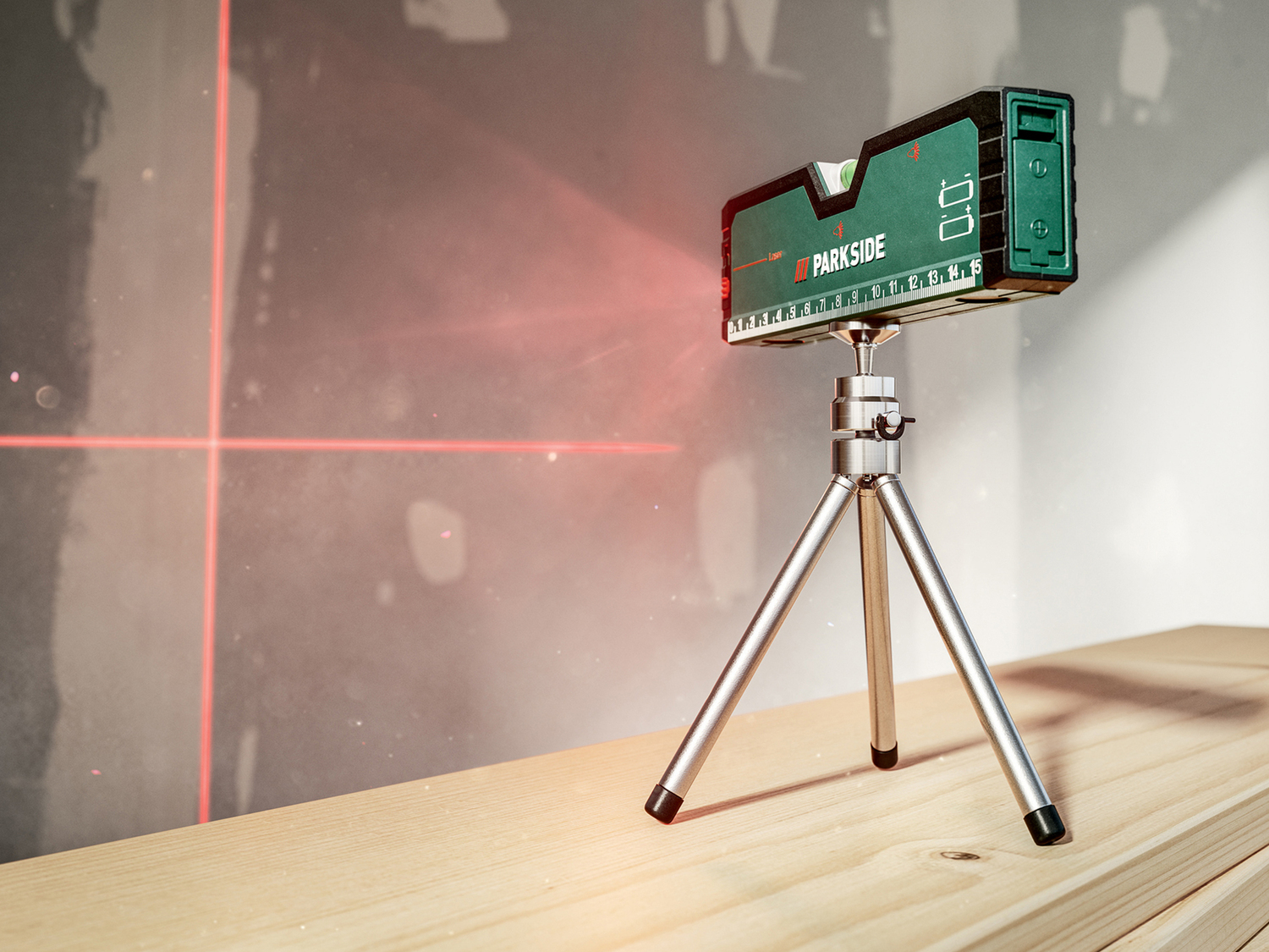Livella laser con treppiede Parkside, prezzo 8.99 €
- Con funzione di ...