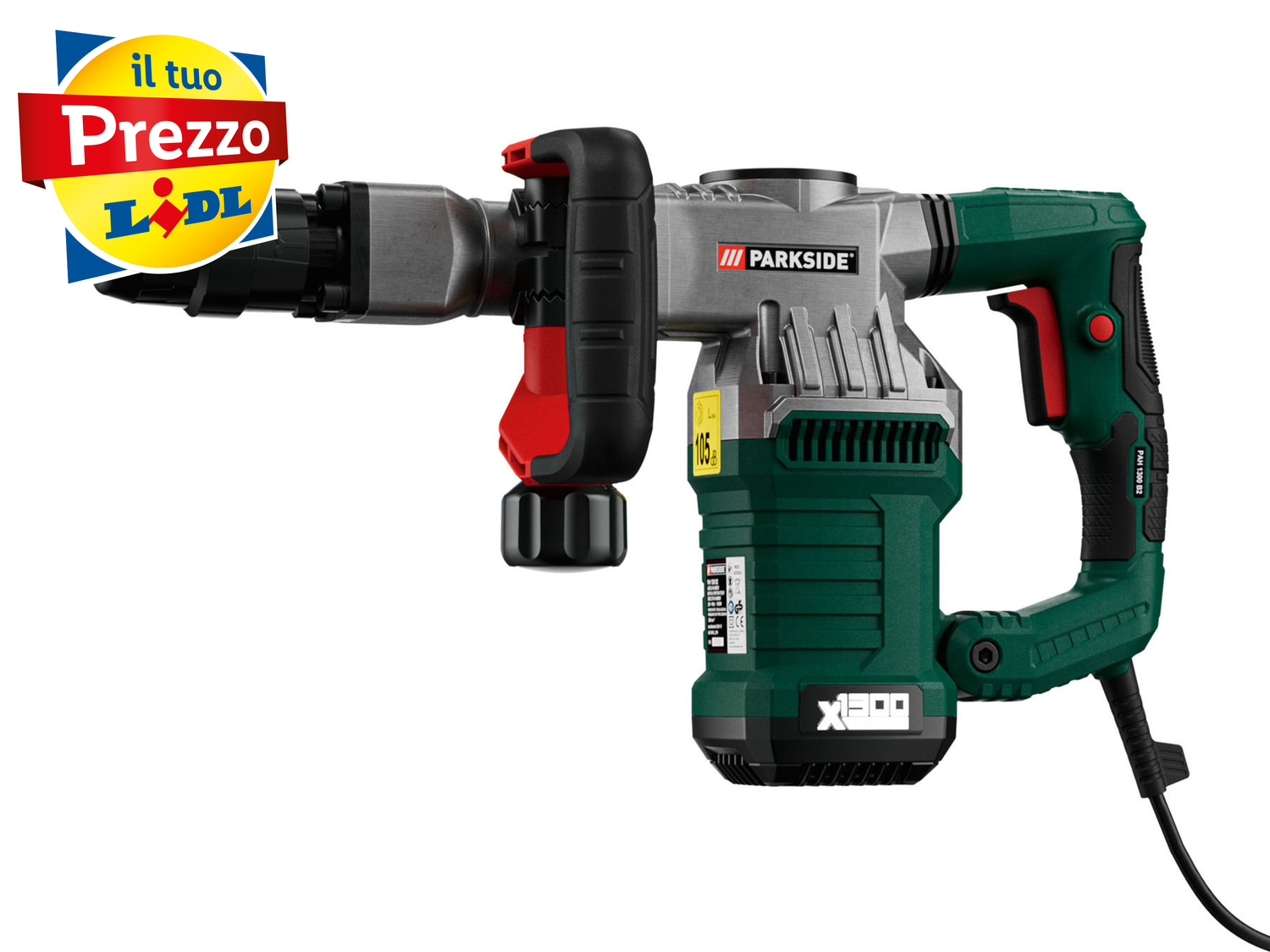 Martello demolitore Parkside, prezzo 69.00 €
- Inserimento degli utensili ...